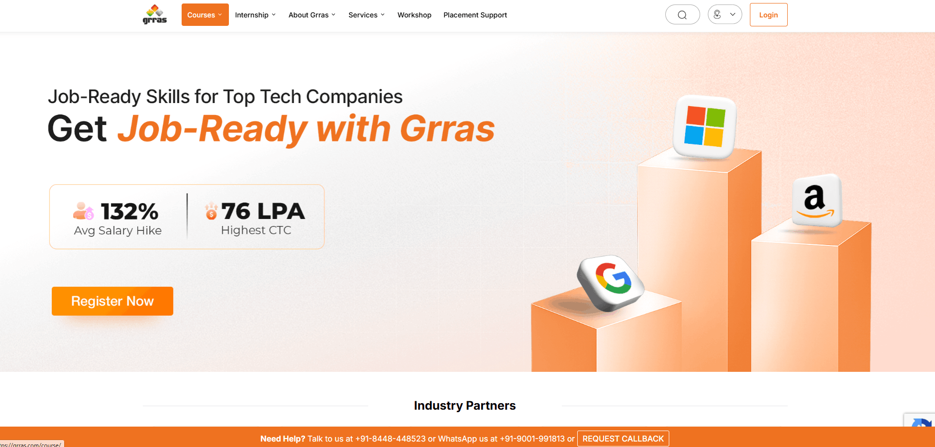 Grras Solutions website screenshot